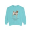 chug-sweatshirt-humor-chalky-mint Chug Humor Sweatshirt, Chalky Mint, front view