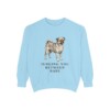 chug-sweatshirt-humor-chambray Chug Humor Sweatshirt, Chambray, front view