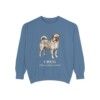 Chug Latin Sweatshirt, Blue Jean, front view