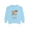 Chug Latin Sweatshirt, Chambray, front view