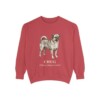 Chug Latin Sweatshirt, Crimson, front view
