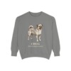 Chug Latin Sweatshirt, Grey, front view
