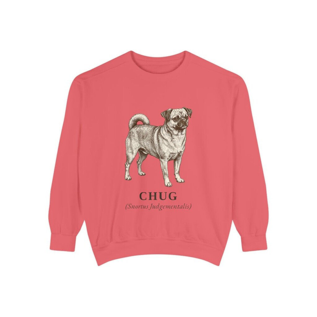 Chug Latin Sweatshirt, Watermelon, front view