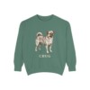 chug-sweatshirt-light-green-1 Chug Sweatshirt, Light Green, front view