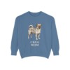 Chug Mom Sweatshirt, Blue Jean, front view