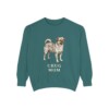 Chug Mom Sweatshirt, Blue Spruce, front view