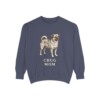 Chug Mom Sweatshirt, Denim, front view