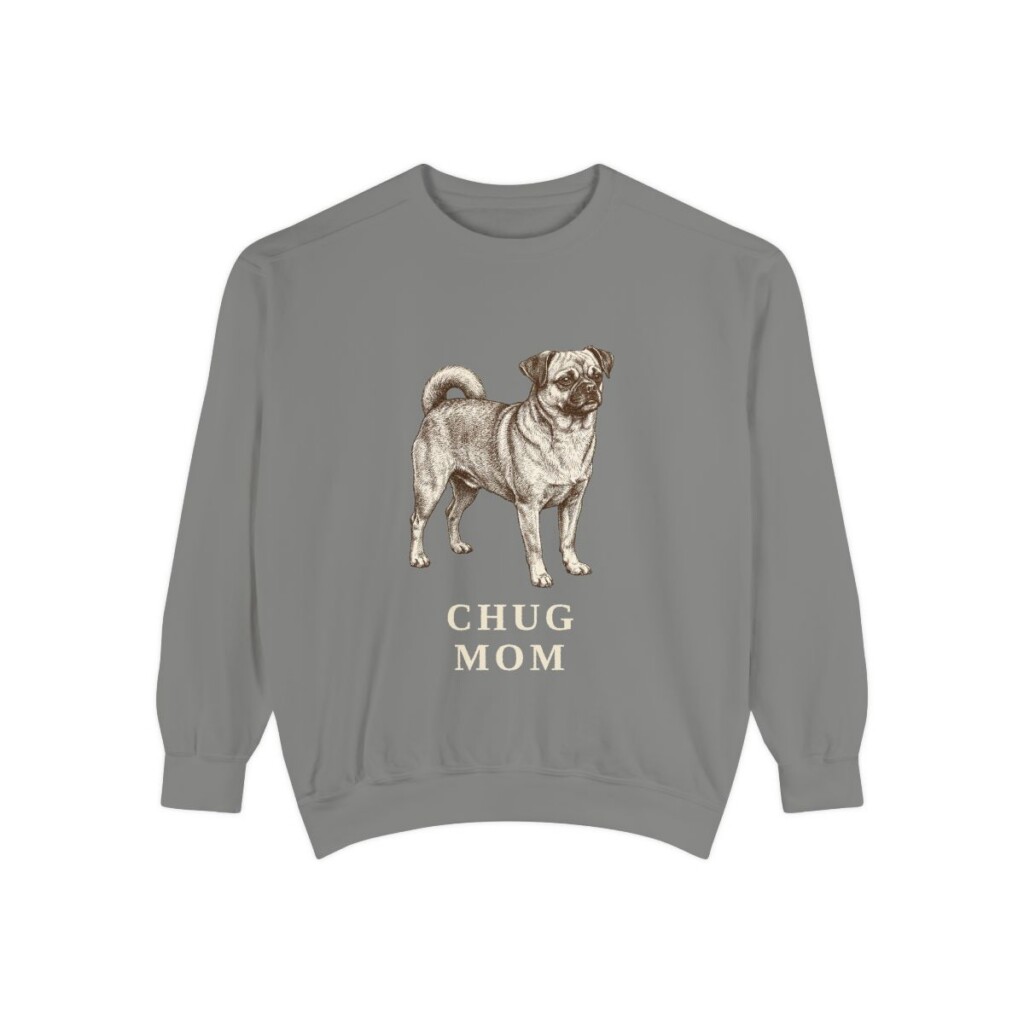 Chug Mom Sweatshirt, Grey, front view