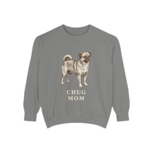 Chug Mom Sweatshirt, Grey, front view