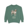 Chug Mom Sweatshirt, Light Green, front view