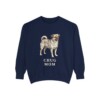 Chug Mom Sweatshirt, True Navy, front view