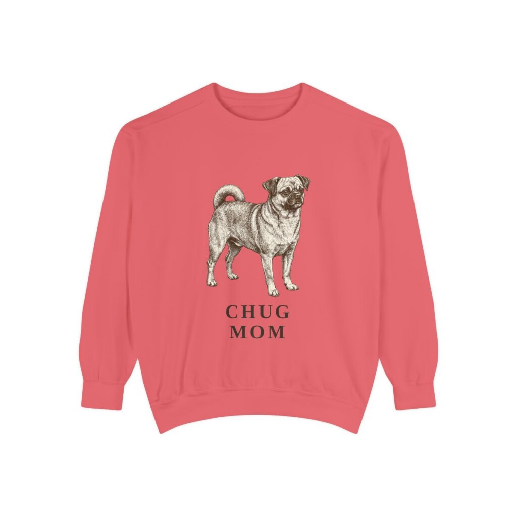 Chug Mom Sweatshirt, Watermelon, front view