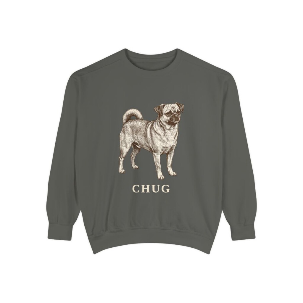 chug-sweatshirt-pepper-1 Chug Sweatshirt, Pepper, front view