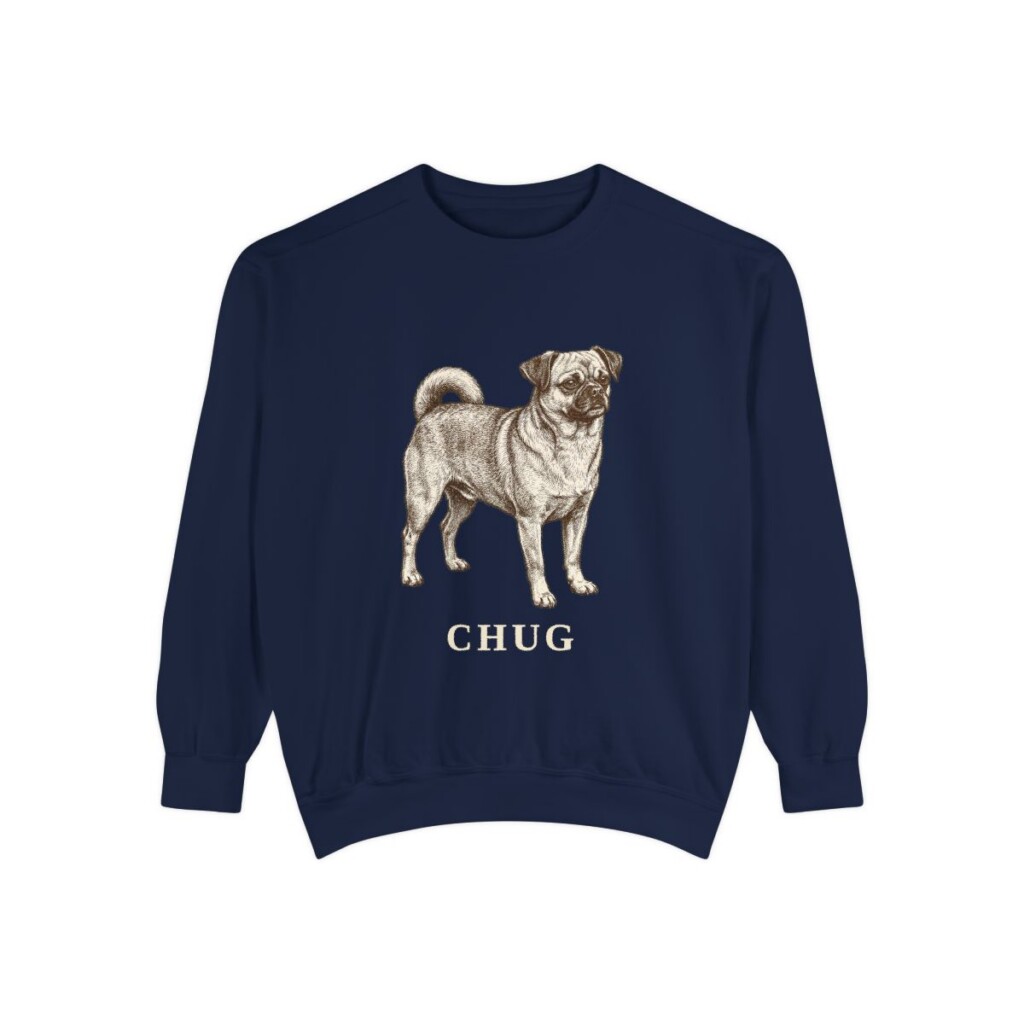 chug-sweatshirt-true-navy-1 Chug Sweatshirt, True Navy, front view