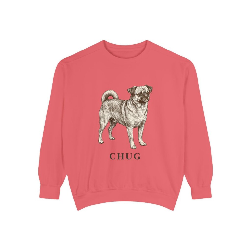 chug-sweatshirt-watermelon-1 Chug Sweatshirt, Watermelon, front view