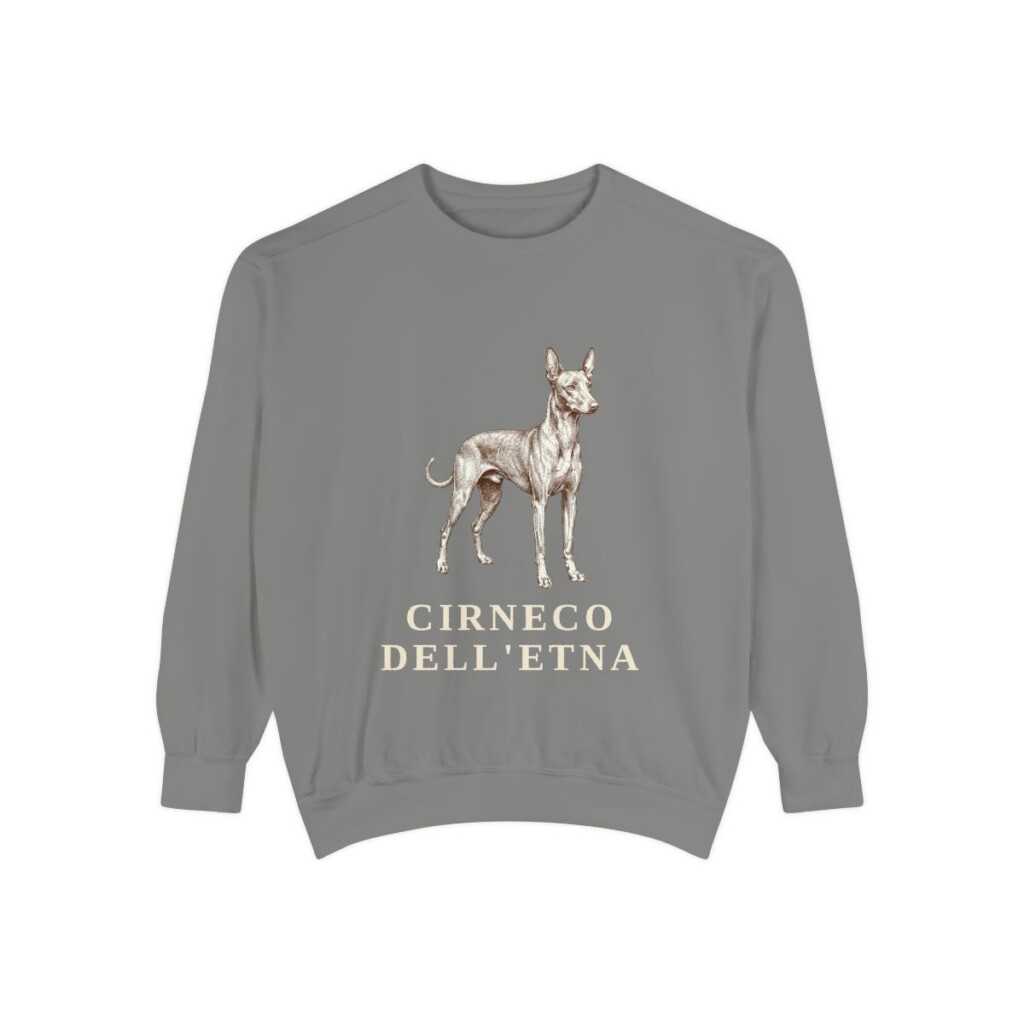 Cirneco dell'Etna Sweatshirt, Grey, front view
