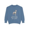 Cirneco dell'Etna Humor Sweatshirt, Blue Jean, front view