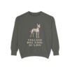 Cirneco dell'Etna Humor Sweatshirt, Pepper, front view