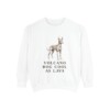 Cirneco dell'Etna Humor Sweatshirt, White, front view