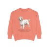 Clumber Spaniel Latin Sweatshirt, Terracotta, front view