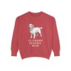 Clumber Spaniel Mom Sweatshirt, Crimson, front view