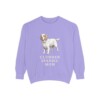 Clumber Spaniel Mom Sweatshirt, Violet, front view