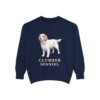 Clumber Spaniel Sweatshirt, True Navy, front view