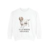 Clumber Spaniel Sweatshirt, White, front view
