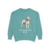 Cockapoo Dad Sweatshirt, Seafoam, front view