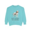 Cockapoo Humor Sweatshirt, Chalky Mint, front view