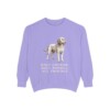 Cockapoo Humor Sweatshirt, Violet, front view