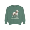Cockapoo Sweatshirt, Light Green, front view