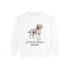 Cockapoo Mom Sweatshirt, White, front view