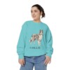 Collie Sweatshirt, Chalky Mint, person 2 front