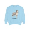Collie Sweatshirt, Chambray, front view
