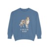 Collie Dad Sweatshirt, Blue Jean, front view