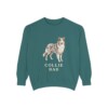 Collie Dad Sweatshirt, Blue Spruce, front view