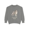 Collie Dad Sweatshirt, Grey, front view