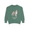 Collie Dad Sweatshirt, Light Green, front view
