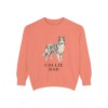 Collie Dad Sweatshirt, Terracotta, front view