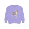 collie-sweatshirt-latin-violet Collie Latin Sweatshirt, Violet, front view