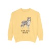 Collie Mom Sweatshirt, Butter, front view