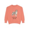 Collie Mom Sweatshirt, Terracotta, front view