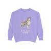 Collie Mom Sweatshirt, Violet, front view