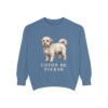 Coton de Tulear Sweatshirt, Blue Jean, front view