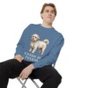 Coton de Tulear Sweatshirt, Blue Jean, person 1 context