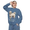 Coton de Tulear Sweatshirt, Blue Jean, person 2 context