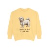 Coton de Tulear Sweatshirt, Butter, front view