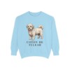Coton de Tulear Sweatshirt, Chambray, front view