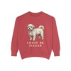 Coton de Tulear Sweatshirt, Crimson, front view